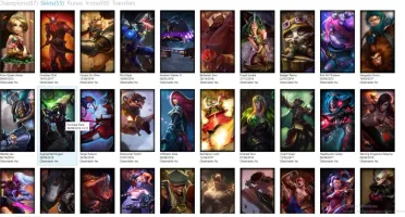 ELOSTAR: 87 CAMPEÕES - 55 SKINS - GOLD 4