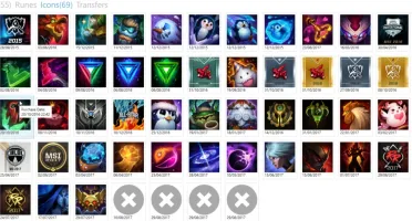 ELOSTAR: 87 CAMPEÕES - 55 SKINS - GOLD 4