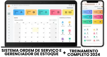 Sistema Ordem de Serviço Completo + Treinamento + Instalação