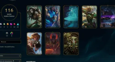 Conta de LOL antiga com rammus rei,kayle juiza e skins ultim