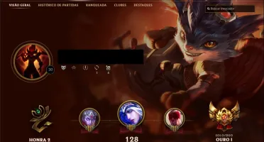 CONTA LEAGUE OF LEGENDS