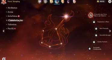 Conta Genshin Impact Qiqi + XiangLing 1 constelacao