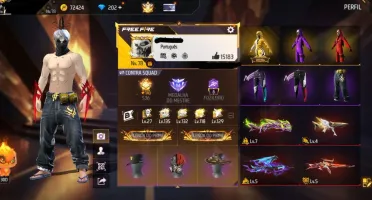 Conta Free Fire Gemada Com Segundo, Terceiro, Setimo Passe