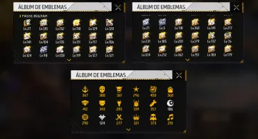 Conta Free Fire Gemada Com Segundo, Terceiro, Setimo Passe