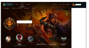 C League Of Legends. Mmr Gold 4, Com Skin Ultimate Do Udyr