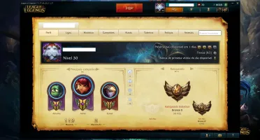 Conta Bronze 2 Com 27 Champios é 5 Skins