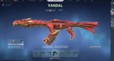 Conta com mais de R$ 600,00 investidos em skins.