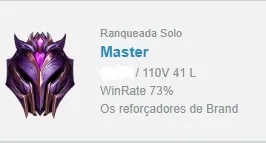 Conta mestre lol