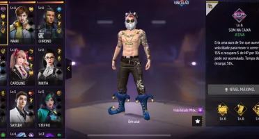 Conta FreeFire com bastante coisa