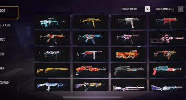 Conta FreeFire com bastante coisa