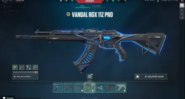 Conta valorant elo max platina 3 com skins!!