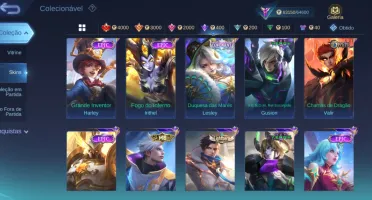 Conta Mlbb 243 Skins 95 Heróis - Todos Os Passes 2024