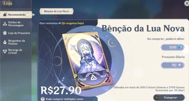 Vendo conta de Genshin Impact