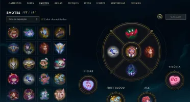 Conta lol todas skins da loja, level 464