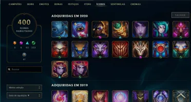 Conta lol todas skins da loja, level 464