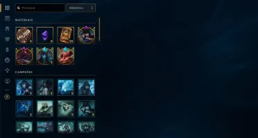Conta lol todas skins da loja, level 464