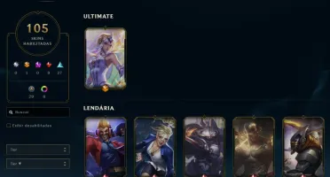 Conta League of Legends Full Acesso - 129 Champs e 105 Skins