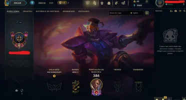 Conta League of Legends Full Acesso - 129 Champs e 105 Skins