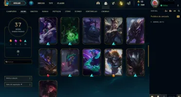 Vendo Smurf Ouro 4 com 37 skins