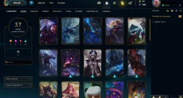 Vendo Smurf Ouro 4 com 37 skins