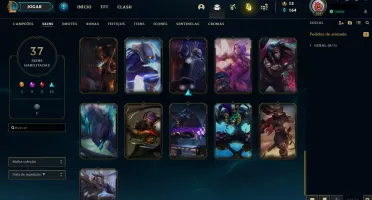 Vendo Smurf Ouro 4 com 37 skins