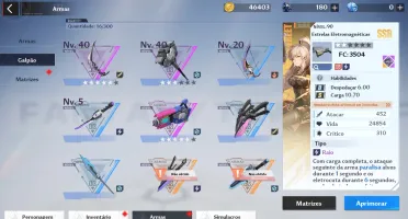 Conta Tower of Fantasy Nemesis e outros SSR