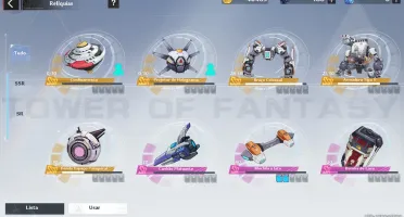 Conta Tower of Fantasy Nemesis e outros SSR