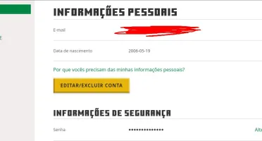 Conta de Minecraft Original