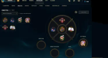 CONTA LOL PRATA IV LVL 36 6 SKINS