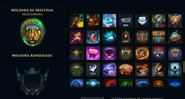 Conta lol plat 1 203 skins
