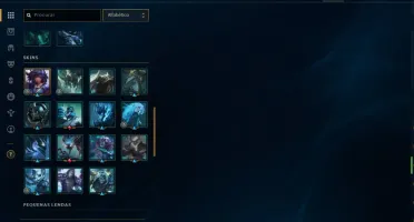 Conta lol plat 1 203 skins