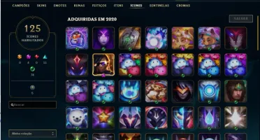 Conta LoL 304 skins, Diamante 4, 149 Campeões