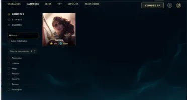 Conta LoL 304 skins, Diamante 4, 149 Campeões