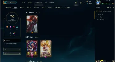Conta Lol ouro 3