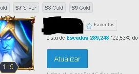 Conta Lol ouro 3