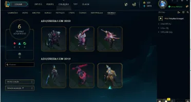 Conta Lol ouro 3