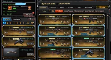Conta de CROSSFIRE MEGA UPADA