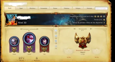 Vendo 2 contas de League of Legends.