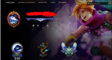 Conta de League of Legends Diamante 5