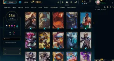 Conta Lol 100% Segura | Full Acesso | 286 Skins | Todos Camp