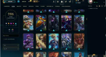 Conta Lol 100% Segura | Full Acesso | 286 Skins | Todos Camp