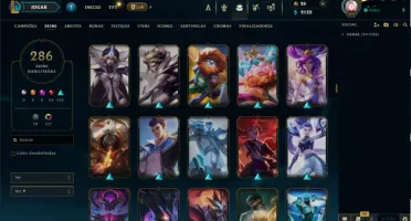 Conta Lol 100% Segura | Full Acesso | 286 Skins | Todos Camp