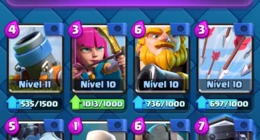 Conta Clash Royale, 5120 trofeus, nv 11, 143k gold, 227 gems