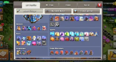 Cv18 - Clash Of Clans (duque nivel 25)