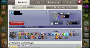 Conta Clash of Clans CV9 Full +bonus 1900 gemas