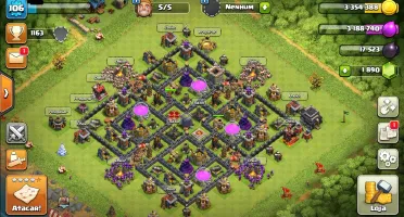 Conta Clash of Clans CV9 Full +bonus 1900 gemas