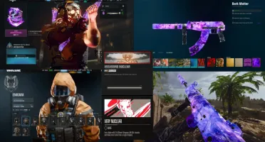 Conta Warzone BO6 Iridescente + nukes + Dark Matter