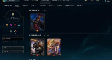 League of Legends Nv 31 + 9 Skins - (P) Prata IV