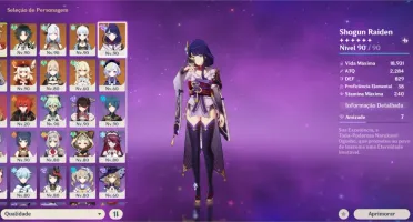 AR58 2192 Gemas, 13 armas 5★, 16 Personagems 5★.