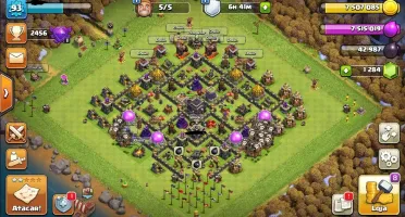 Conta Clash of Clans cv9 Full